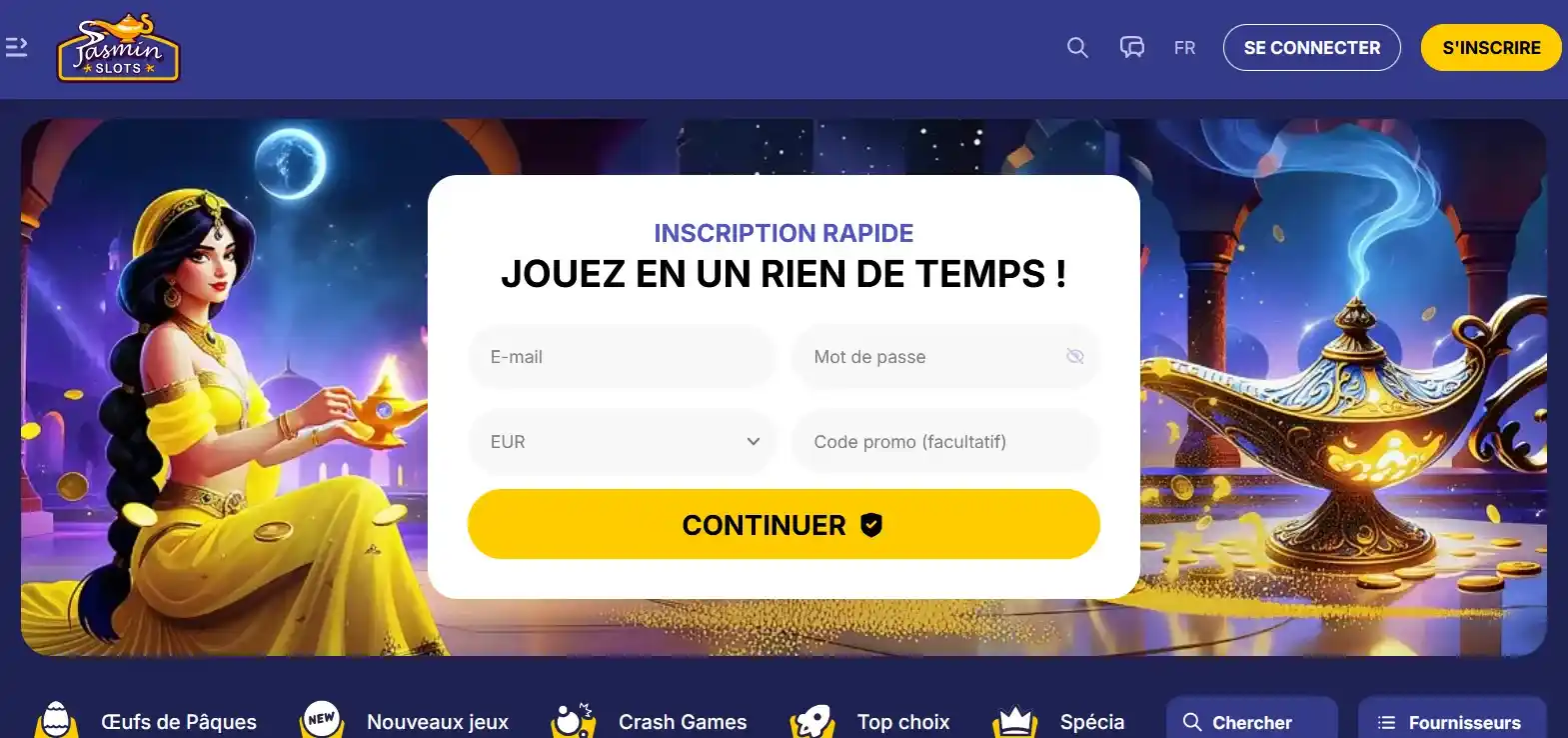 JasminSlots Casino : 15 000 jeux et 1 000 tours gratuits