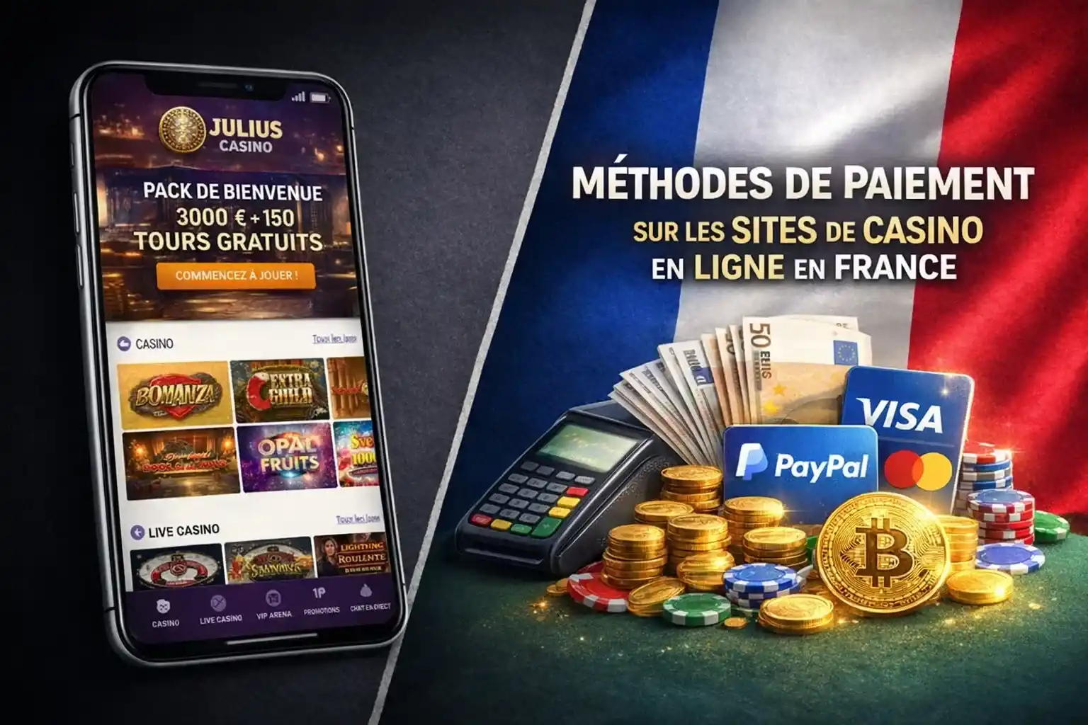 Méthodes de Paiement sur les Sites de Casino en Ligne en France
