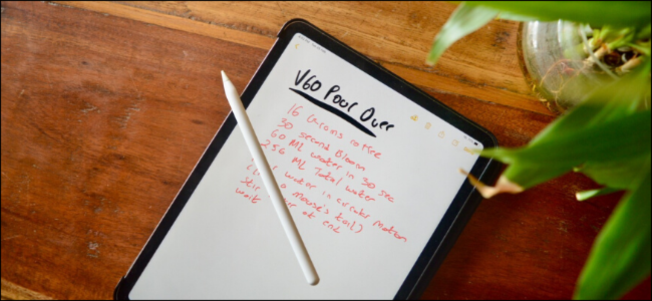 Comment prendre des notes manuscrites sur votre iPad à l'aide de l'Apple Pencil