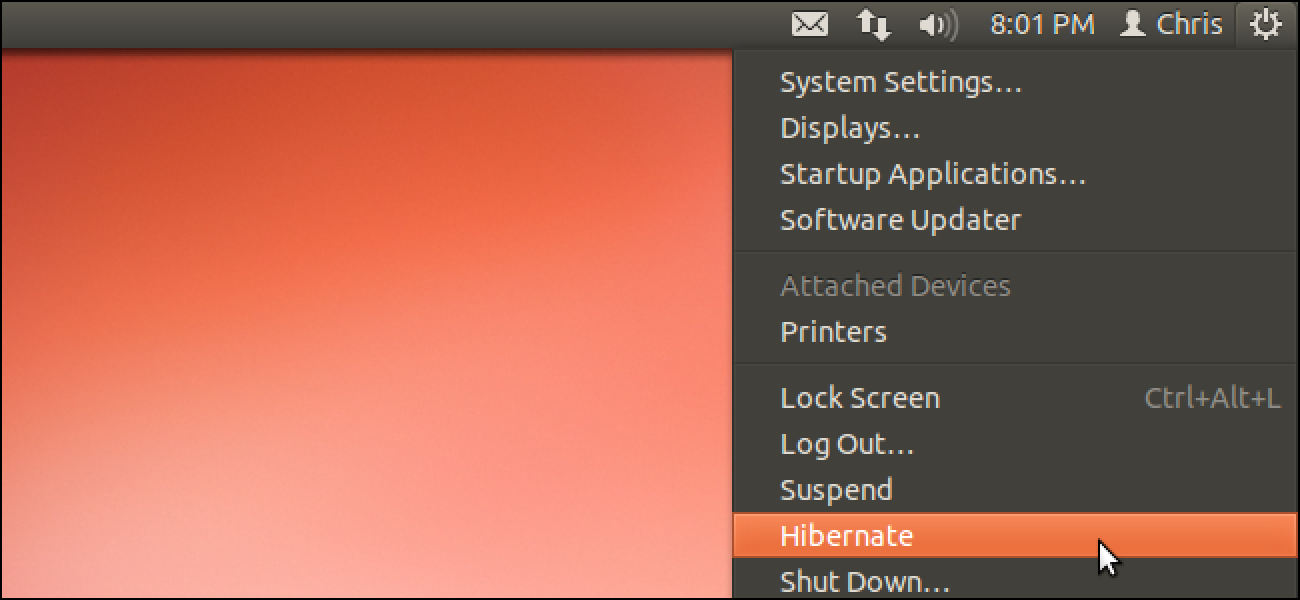 Comment réactiver la mise en veille prolongée dans Ubuntu 12.04