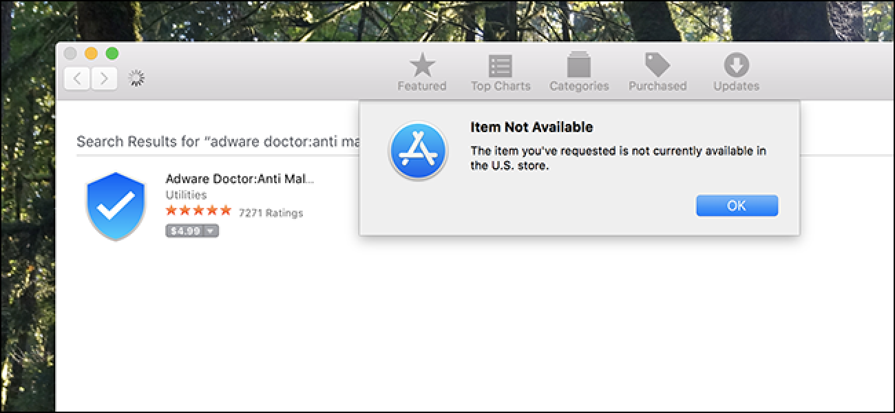 Adware Doctor, l'un des meilleurs vendeurs sur le Mac App Store, saisissait l'historique Web des utilisateurs