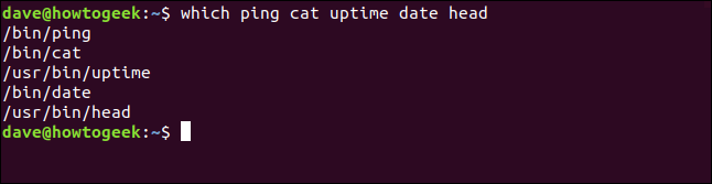 le "quelle tête de date de disponibilité de chat ping" commande dans une fenêtre de terminal.