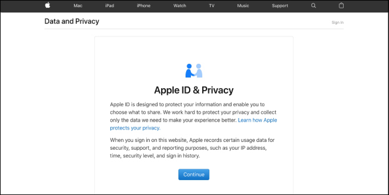 Les utilisateurs américains peuvent maintenant télécharger toutes les données de leur compte Apple, voici comment le faire