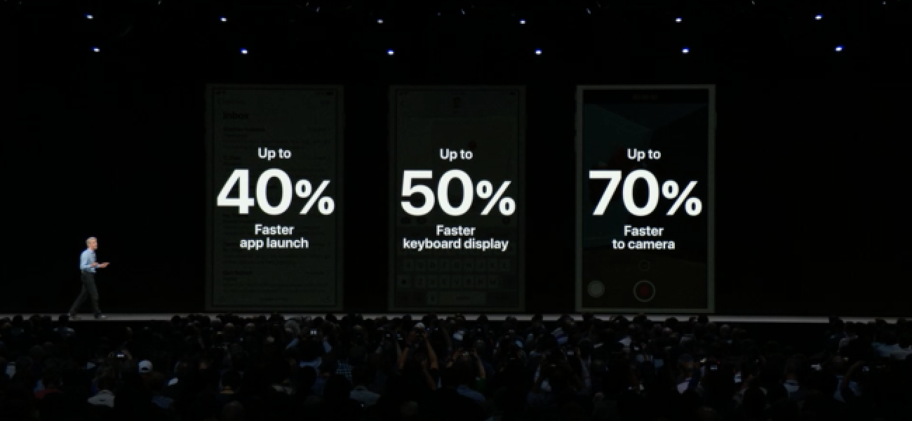 Apple affirme qu'iOS 12 accélérera les anciens appareils