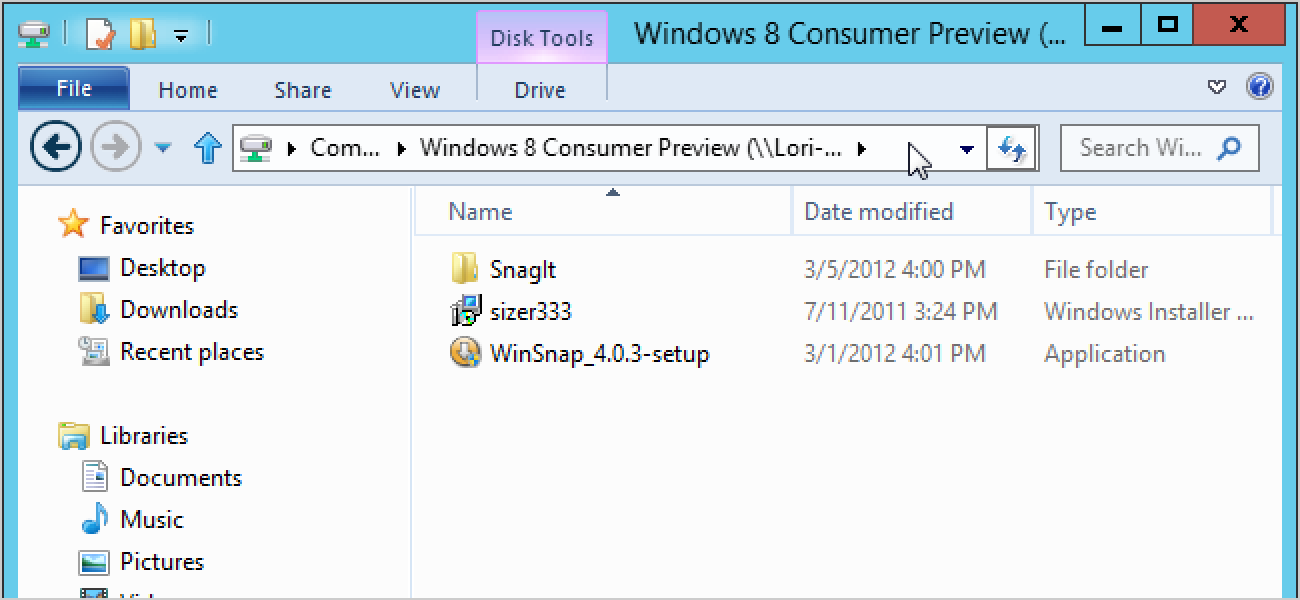 Transférer des fichiers entre un PC Windows 8 et un PC Windows 7