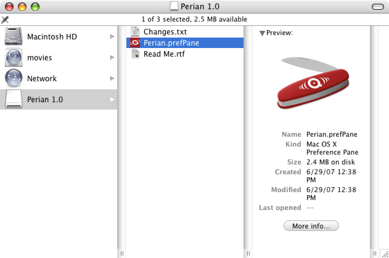 Correction d'un bug de lecture AVI dans QuickTime 7.2 sur MacOS X