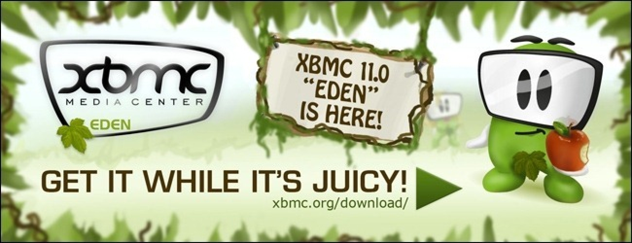 XBMC 11 Eden Rocks Prise en charge iOS améliorée, AirPlay et même un système d'exploitation XBMC personnalisé
