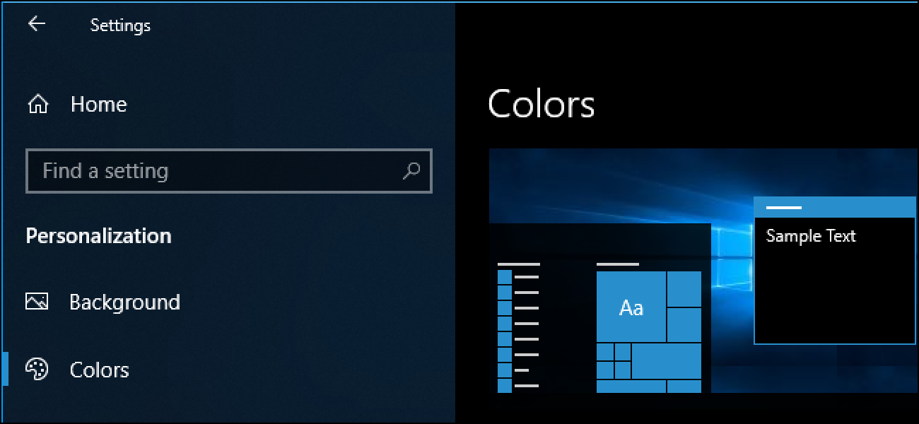 Comment activer automatiquement le thème sombre de Windows 10 la nuit