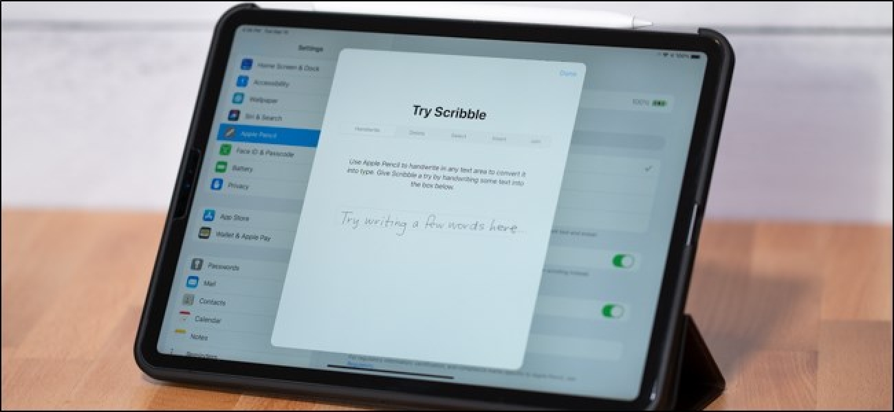 Comment désactiver Scribble pour Apple Pencil sur iPad