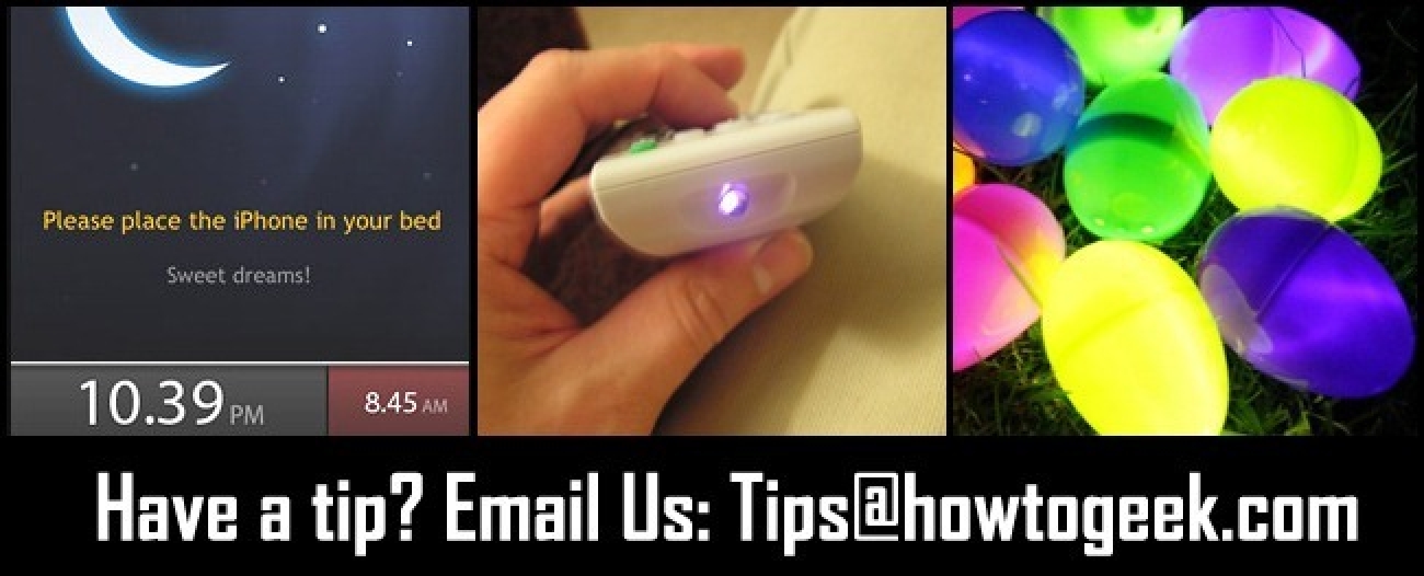 Moniteurs de sommeil iPhone, test de télécommandes infrarouges avec une caméra et oeufs de Pâques rougeoyants Redux