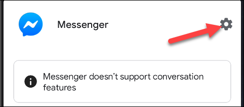 Paramètres de notification de Facebook Messenger