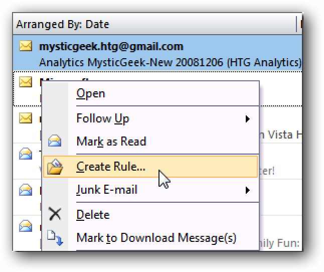 Déplacer automatiquement les e-mails quotidiens vers des dossiers spécifiques dans Outlook