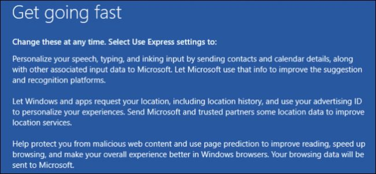 Quelle est la différence entre l'installation express ou personnalisée de Windows 10?