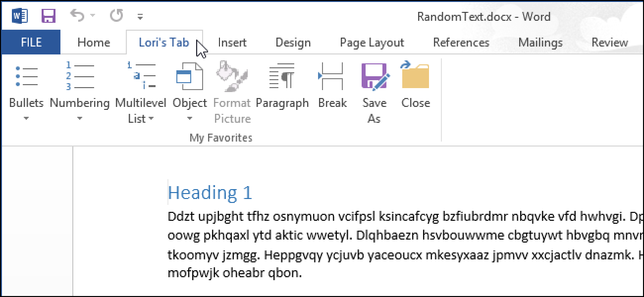 Comment créer un onglet personnalisé sur le ruban Microsoft Office