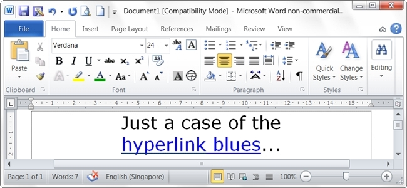 Comment remettre tous les hyperliens dans un document Microsoft Word à leur style bleu par défaut?