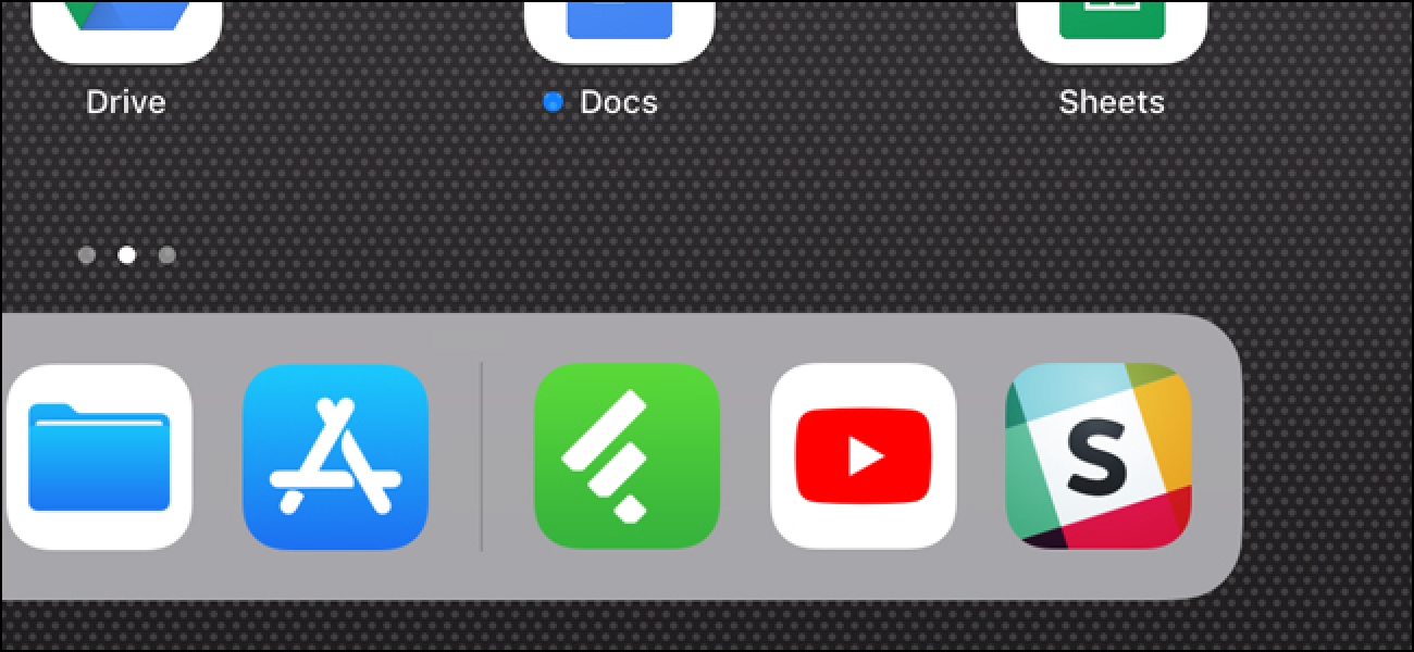 Comment masquer les applications récentes du Dock iPad