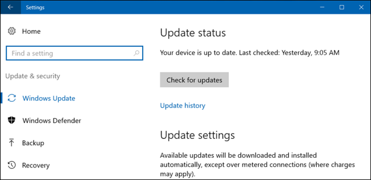 Comment empêcher Windows 10 de télécharger automatiquement les mises à jour