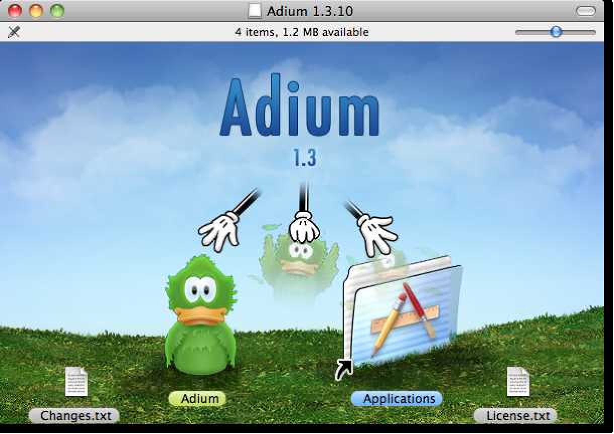 Premiers pas avec Adium IM pour OS X
