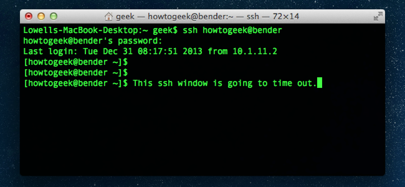 Comment se déconnecter de SSH dans un terminal sous Mac OS X