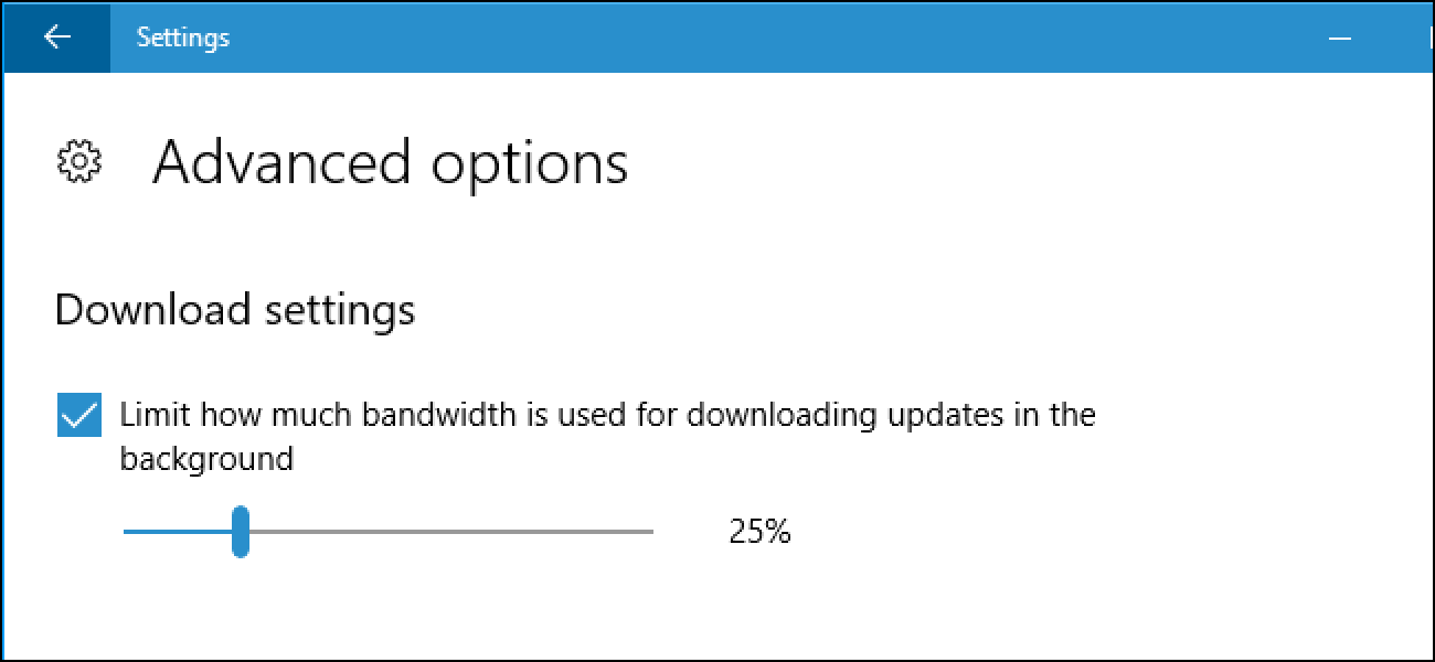 Comment limiter la bande passante de téléchargement de Windows Update sur Windows 10