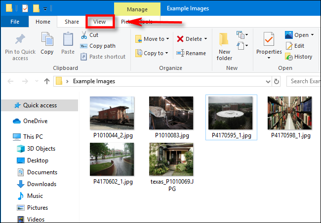 Cliquez sur Afficher dans l'Explorateur de fichiers Windows 10