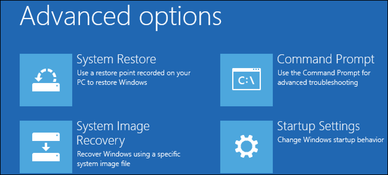 Comment utiliser les options de démarrage avancées pour réparer votre PC Windows 8 ou 10