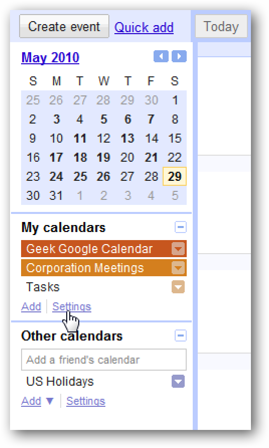 Afficher votre calendrier Google dans Outlook 2010