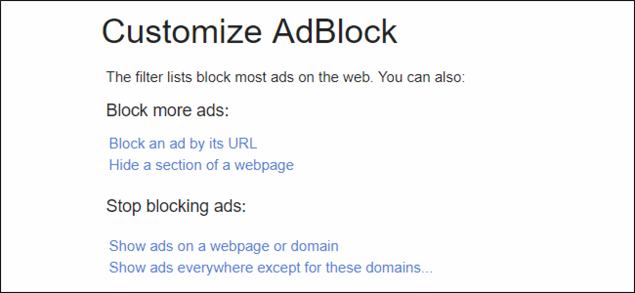Comment configurer AdBlock pour bloquer uniquement les publicités sur des sites spécifiques