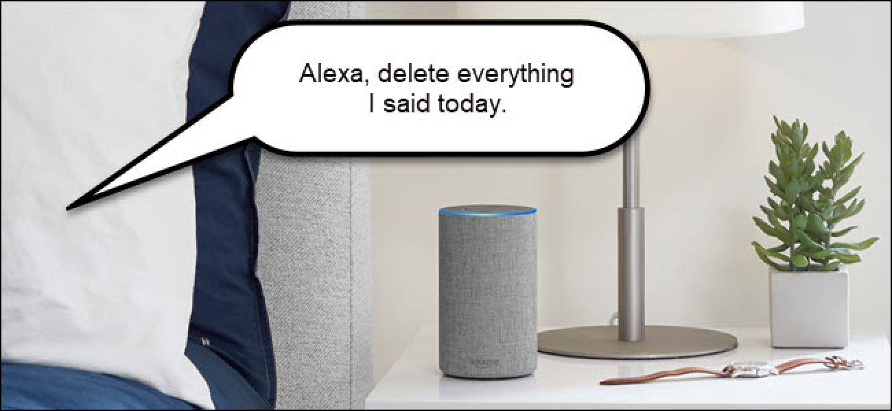 Comment supprimer vos enregistrements Alexa par la voix
