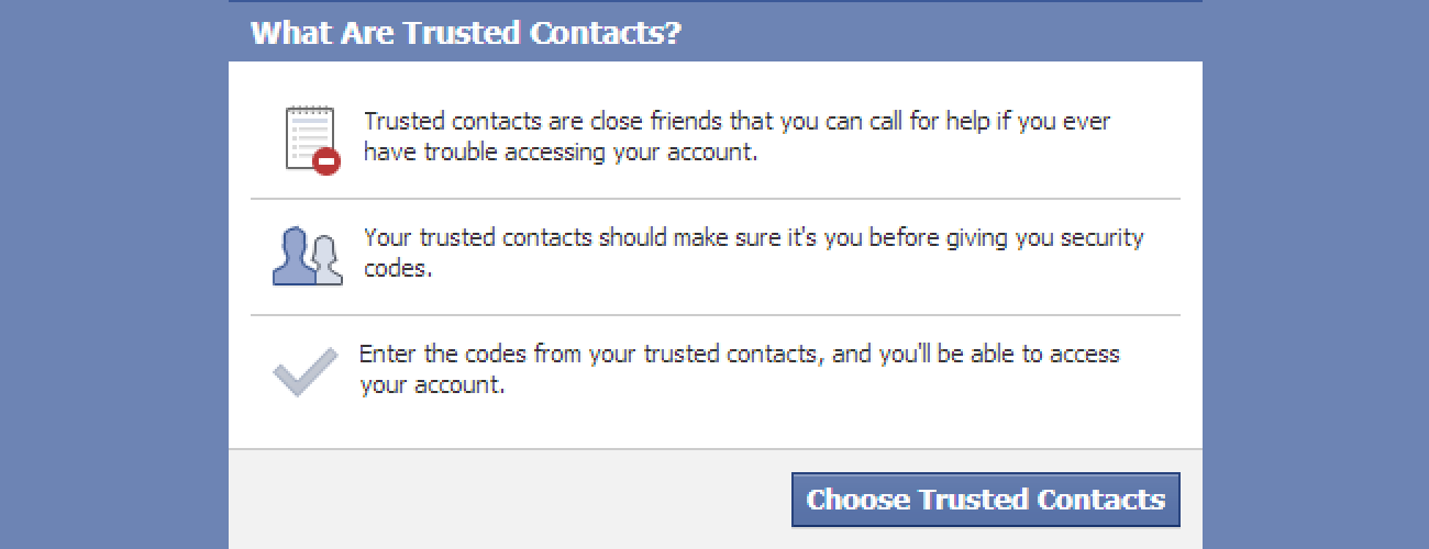 Comment utiliser les contacts de confiance Facebook pour accéder à votre compte verrouillé