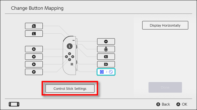 Modifier les paramètres de la clé sur Nintendo Switch
