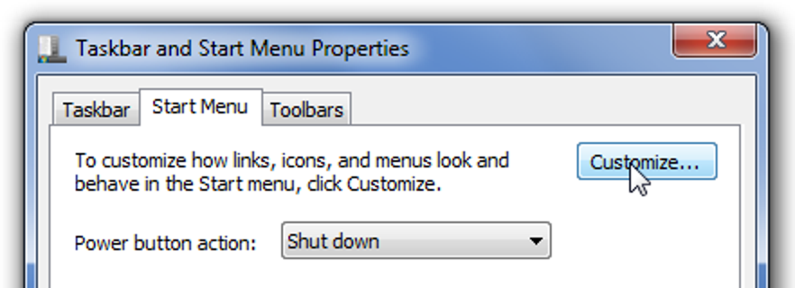 Activer la commande Exécuter sur le menu Démarrer de Windows 7 ou Vista