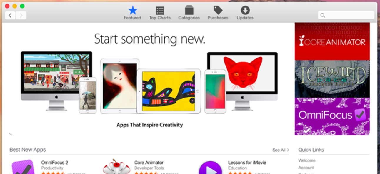 Pourquoi le Mac App Store n'a pas les applications souhaitées