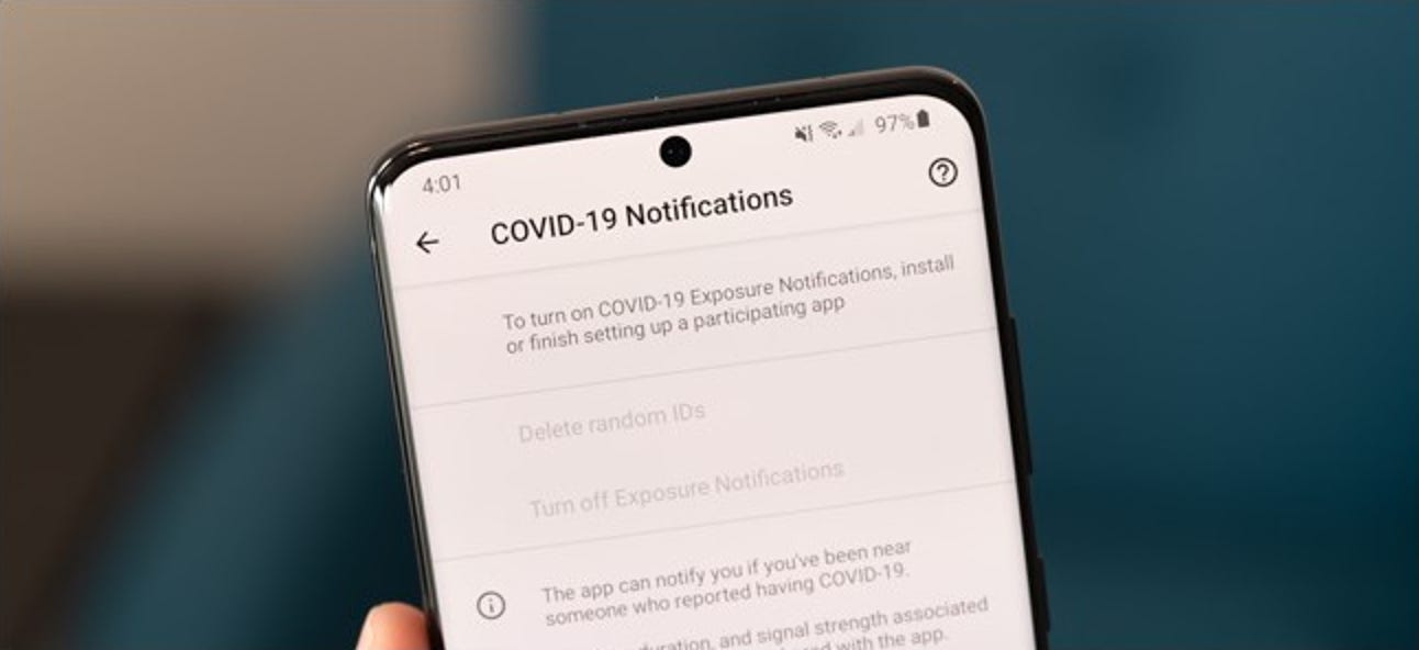 Comment désactiver le suivi de l'exposition et les notifications COVID-19 sur Android