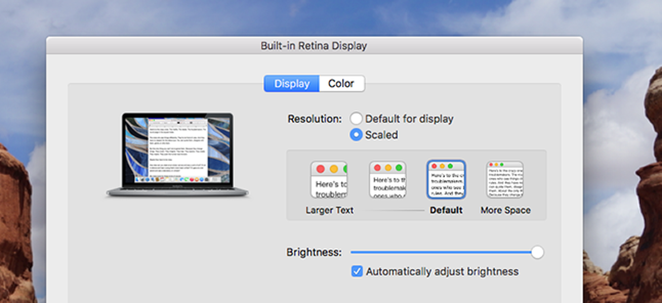 Comment agrandir le texte et les icônes sur l'écran Retina de votre Mac