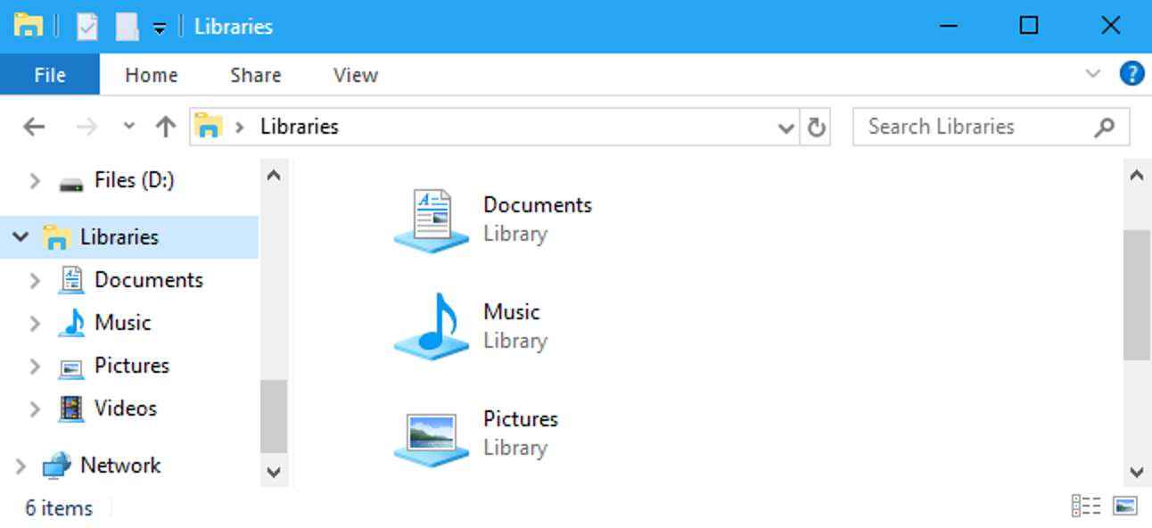Comment ramener des bibliothèques sur l'explorateur de fichiers de Windows 8.1 et 10