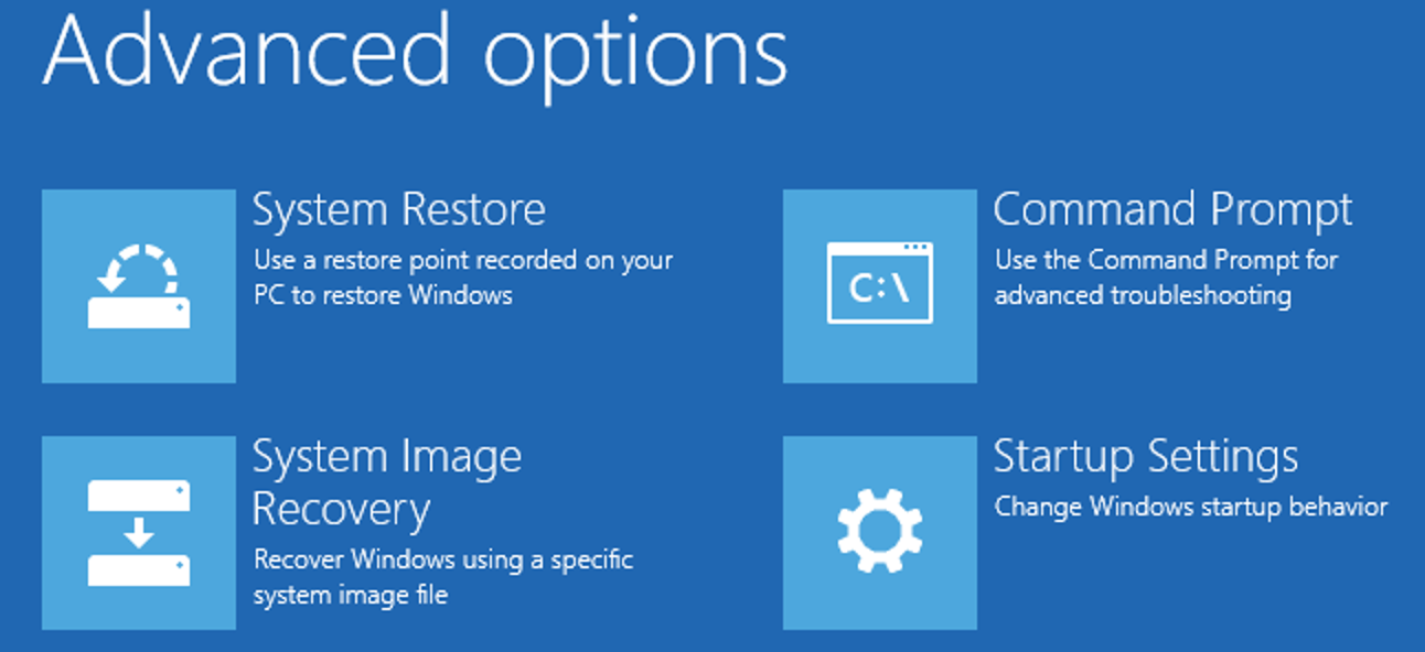 Trois façons d'accéder au menu des options de démarrage de Windows 8 ou 10