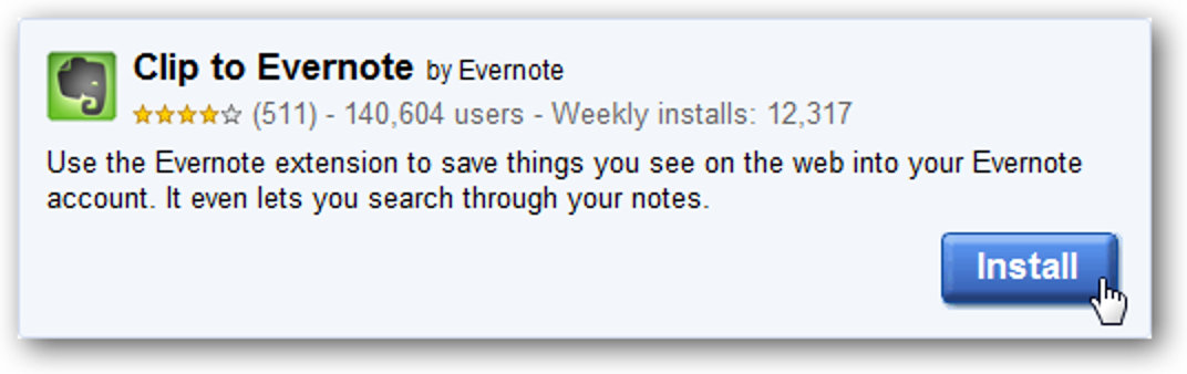 Souvenez-vous de tout ce que vous voyez en ligne avec Evernote pour Chrome