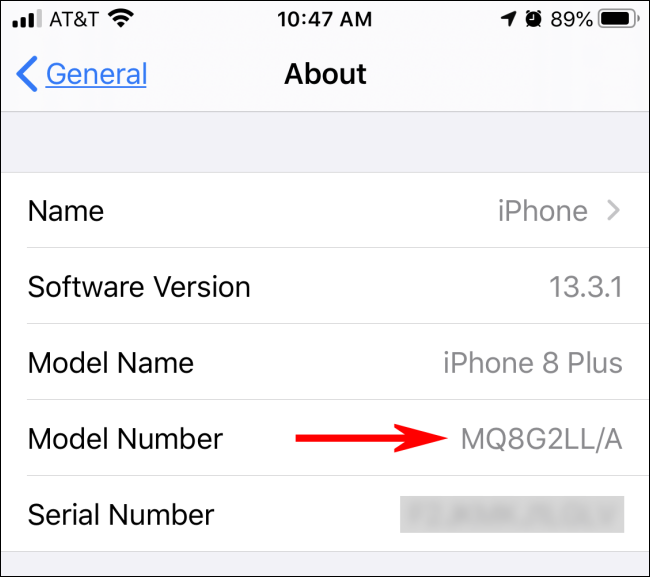Trouvez le numéro de modèle de votre iPhone