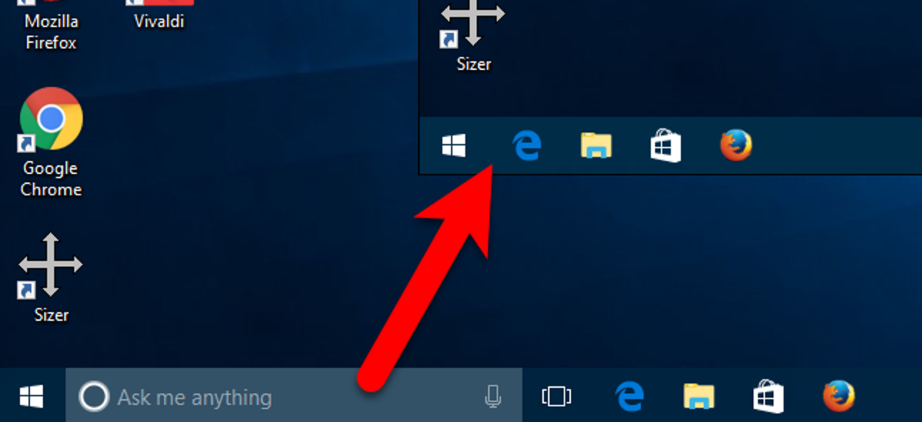 Comment masquer la zone de recherche / Cortana et le bouton d'affichage des tâches dans la barre des tâches de Windows 10
