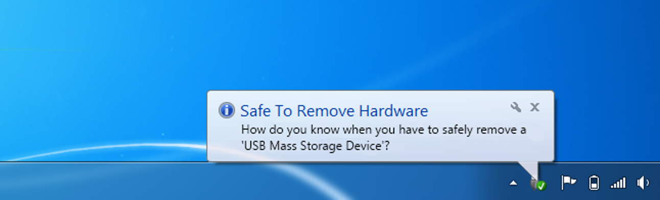 Quand devez-vous correctement «éjecter» votre clé USB?