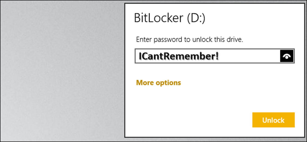 Comment récupérer des disques cryptés Bit Locker si vous oubliez votre mot de passe