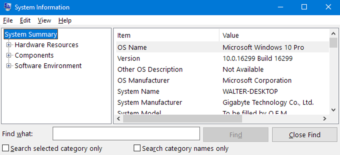 Comment ouvrir le panneau d'informations système sous Windows 10 ou 8