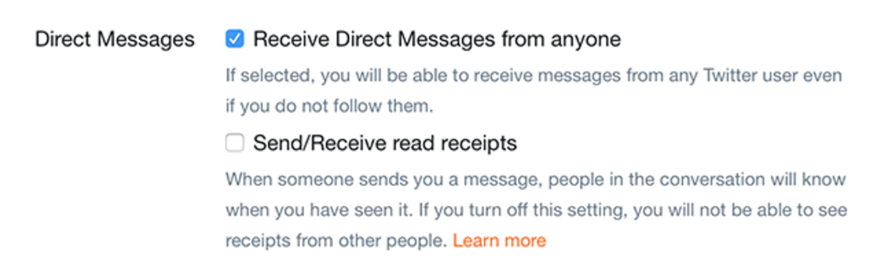 Comment autoriser (ou interdire) la messagerie directe de tout le monde sur Twitter