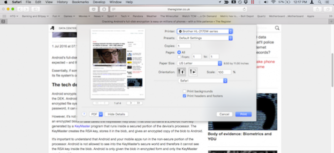 Comment afficher les boîtes de dialogue d'impression et d'enregistrement étendues sous OS X par défaut