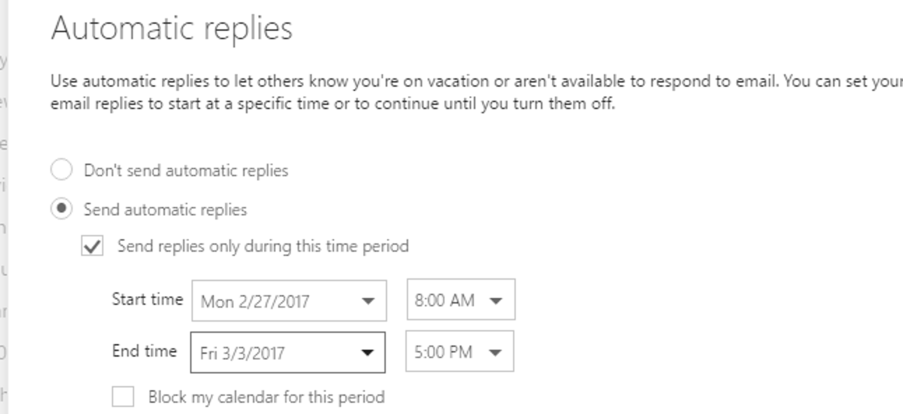Comment configurer une réponse d'absence du bureau sur Outlook.com