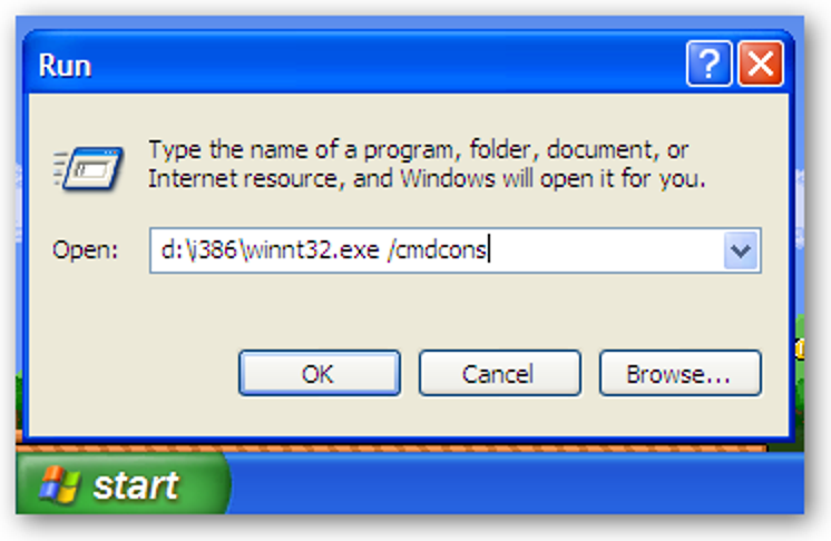 Installez la console de récupération en tant qu'option du menu de démarrage sur Windows XP