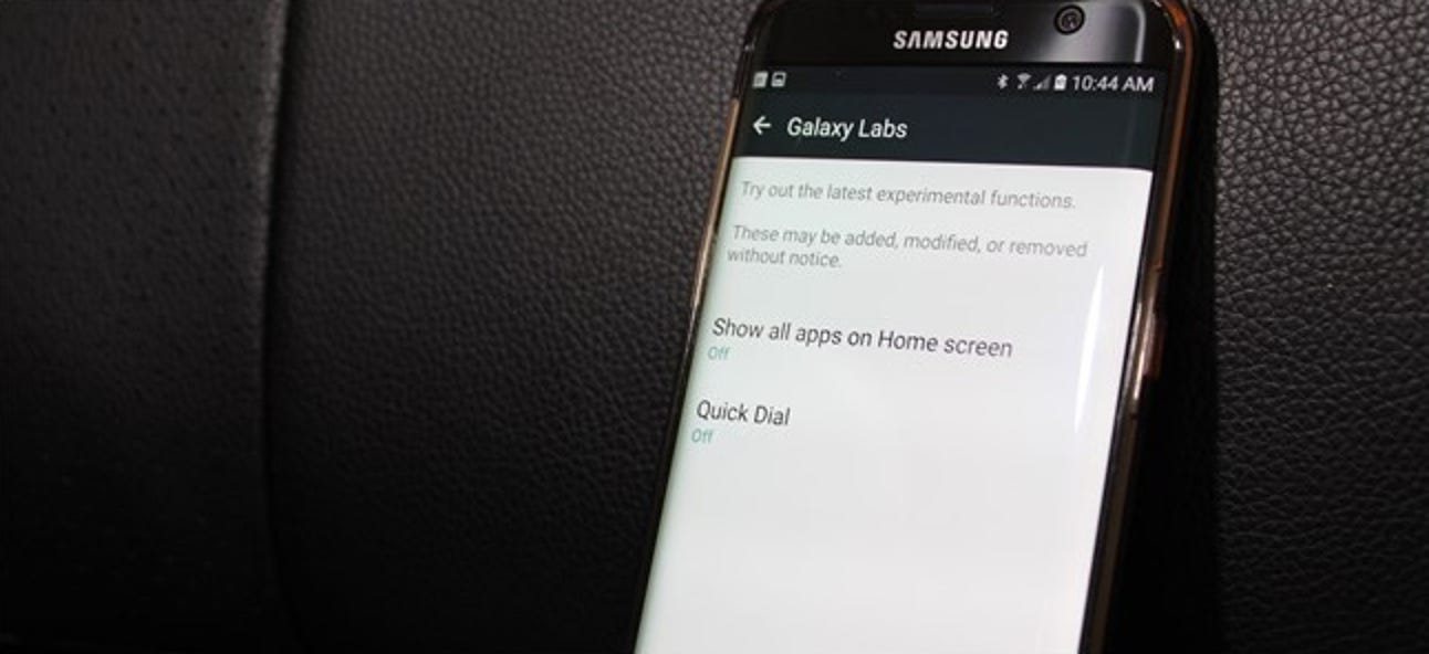 Obtenez un accès anticipé aux nouvelles fonctionnalités du Galaxy S7 avec «Galaxy Labs»
