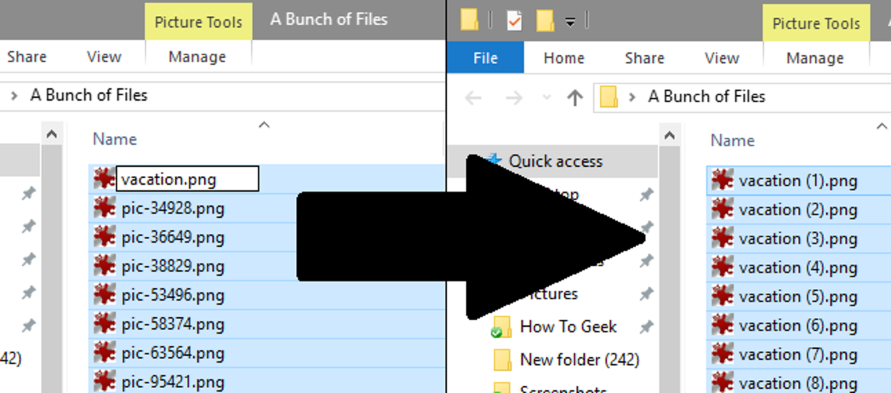 Comment renommer plusieurs fichiers par lots dans Windows