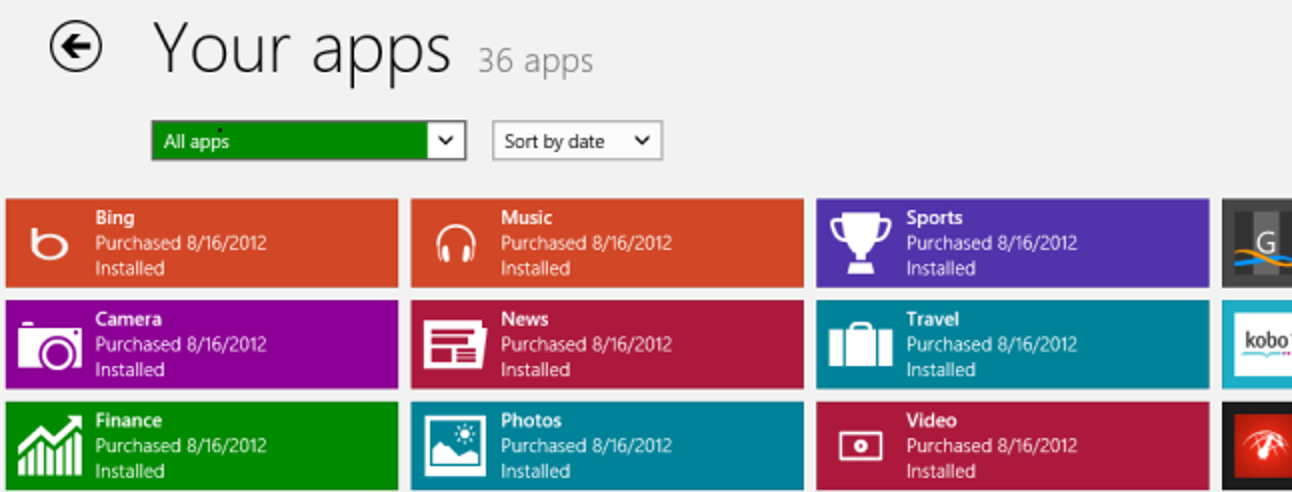 Comment partager des applications entre différents comptes d'utilisateurs sur Windows 8